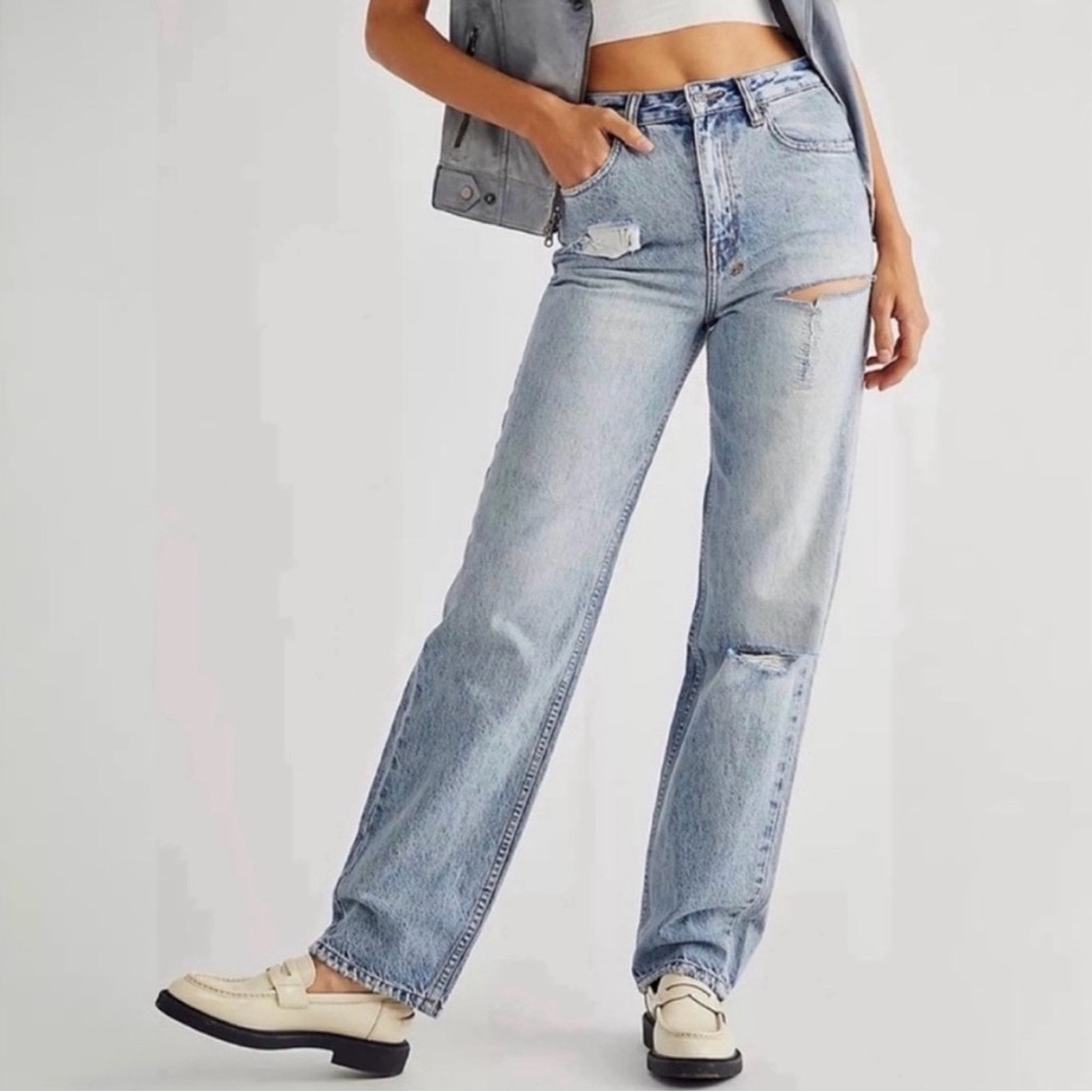 Ksubi Jeans Brooklyn Jean Skream Light Blue Distressed Jeans